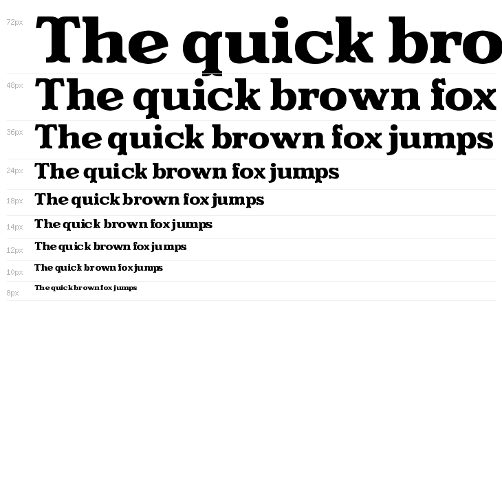 Evereast Serif Waterfall