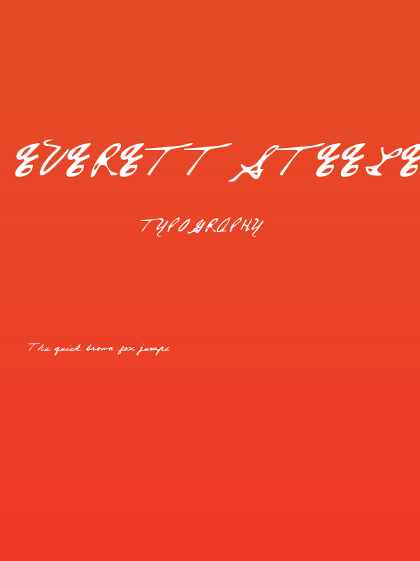 Everett Steele's Hand Poster