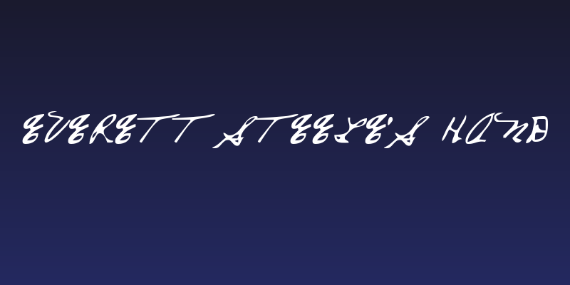 Everett Steele's Hand Social Header