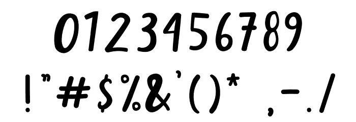 Evergarden Font OTHER CHARS