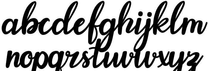 Evergarden Font LOWERCASE