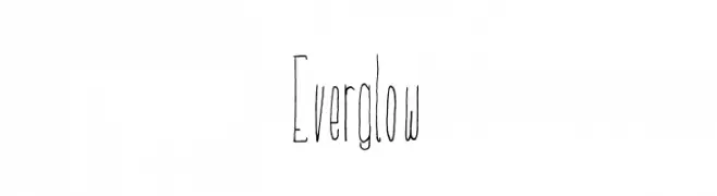 Everglow  Frei Schriftart Herunterladen