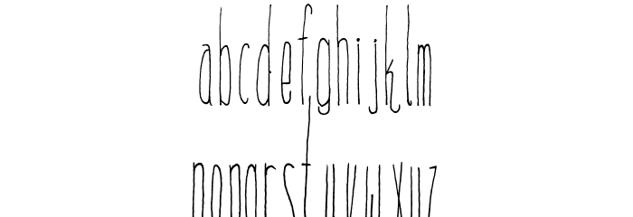 Everglow Font LOWERCASE