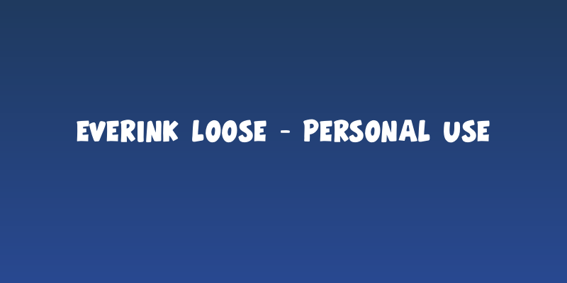 Everink Loose - Personal Use Social Header