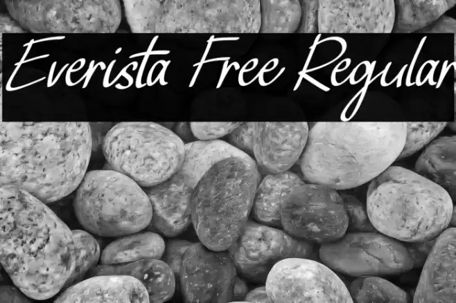 Everista Free Regular Font examples