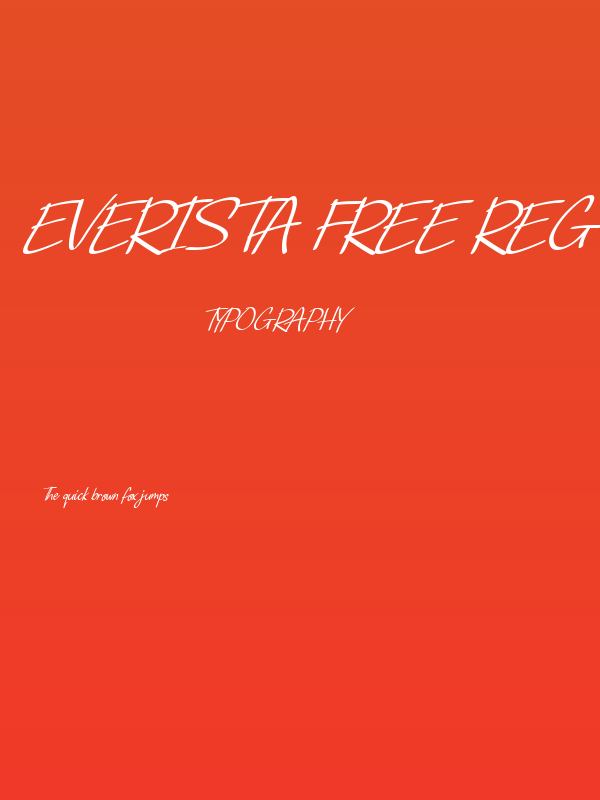 Everista Free Regular Poster