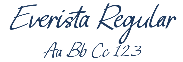 Everista Regular Font Preview