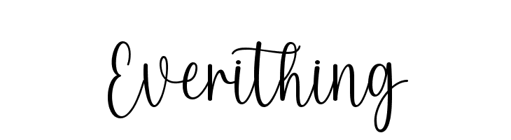 Everithing  Скачать бесплатные шрифты
