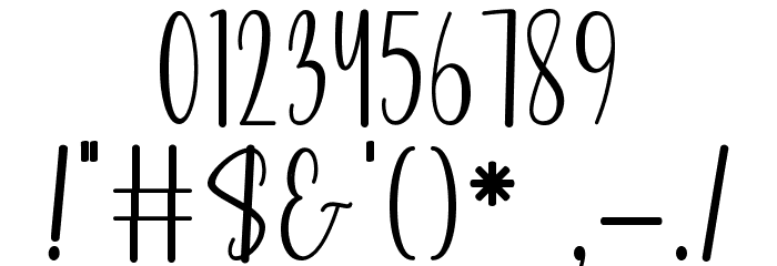 Everithing Font OTHER CHARS