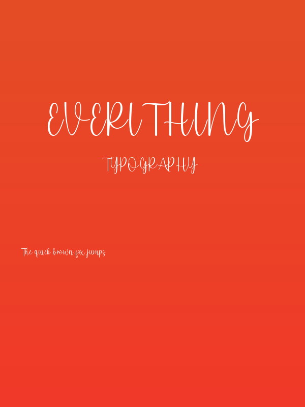 Everithing Poster