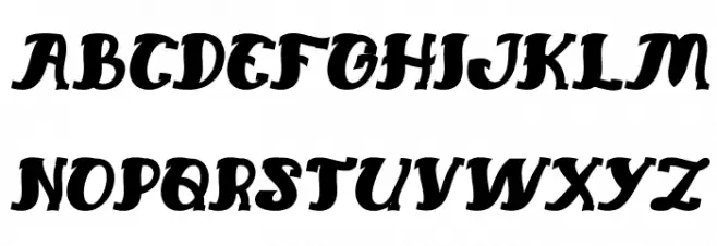 Everlasting Song Bold Italic Font Litere mari