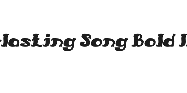 Everlasting Song Bold Italic Logo