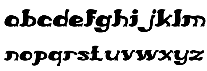 Everlasting Song Bold Italic Font LOWERCASE