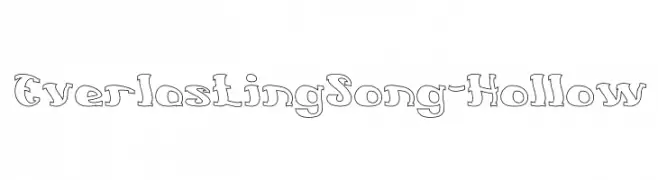 Everlasting Song-Hollow  免费字体下载