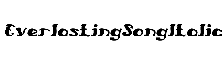 Everlasting Song Italic  font caratteri gratis