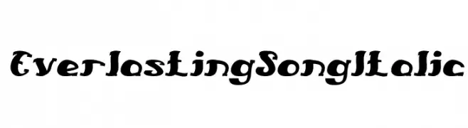 Everlasting Song Italic  免费字体下载