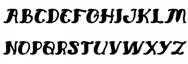 Everlasting Song Italic Caratteri MAIUSCOLE