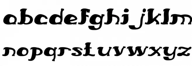 Everlasting Song Italic 字体 小写