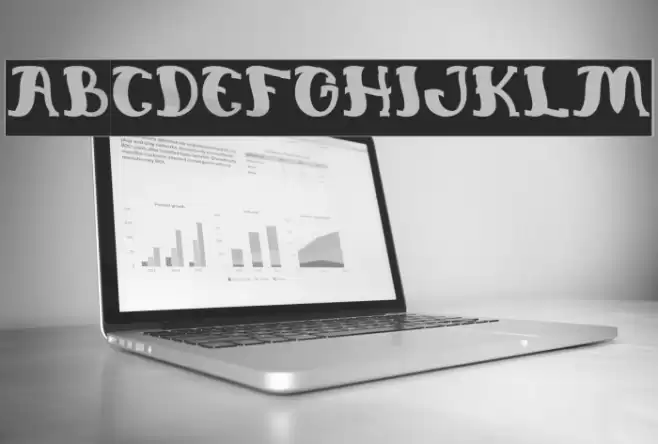 Everlasting Song-Negative Font examples