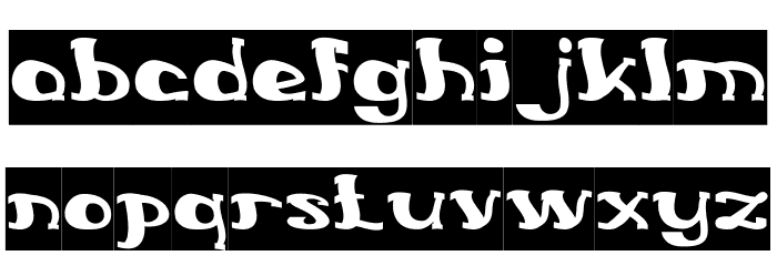 Everlasting Song-Negative Font LOWERCASE
