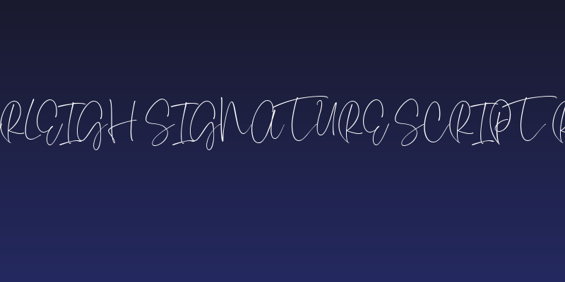 Everleigh Signature Script Reg Social Header