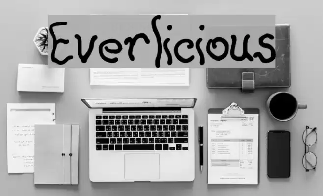 Everlicious Schriftart examples