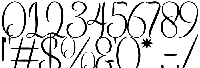 Everloved Font OTHER CHARS