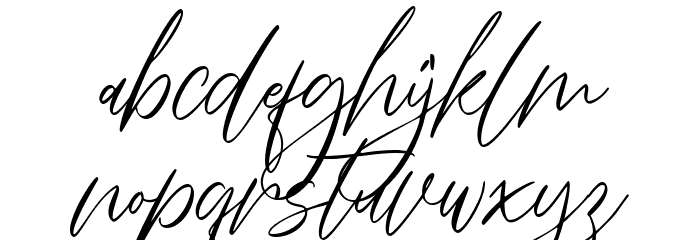 Everlyne FREE Font LOWERCASE