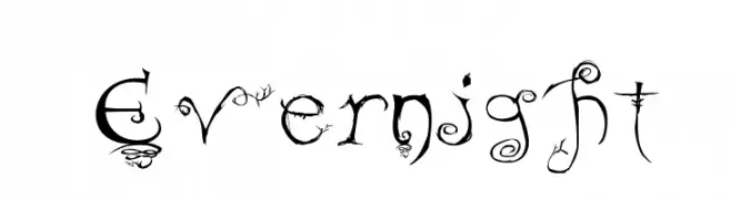 Evernight  baixar fontes gratis