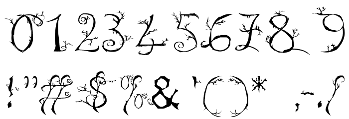 Evernight Font OTHER CHARS