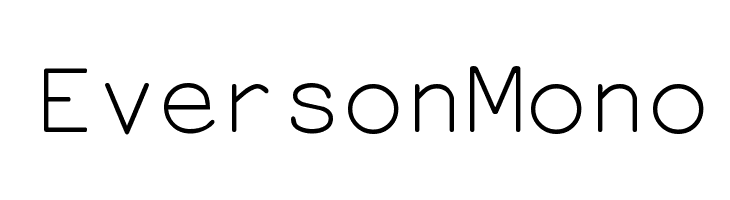 EversonMono Font