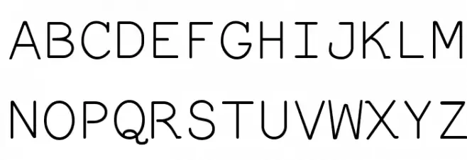 EversonMono 字体 大写