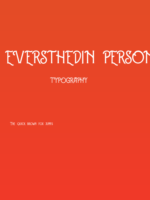 Eversthedin-Personal Use Only Poster