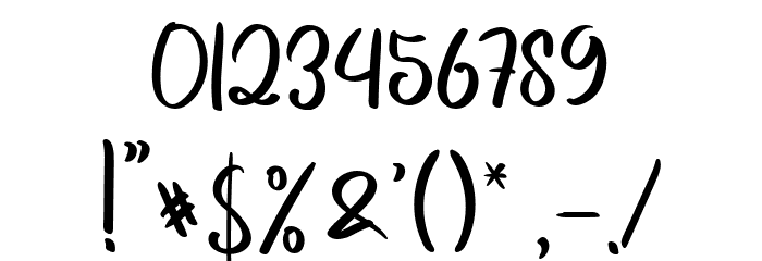 Evertone Font OTHER CHARS