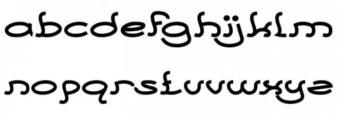 Every Day 字体 小写