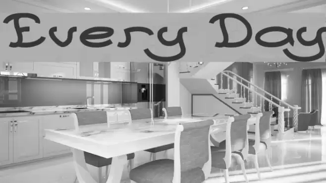 Every Day Font examples