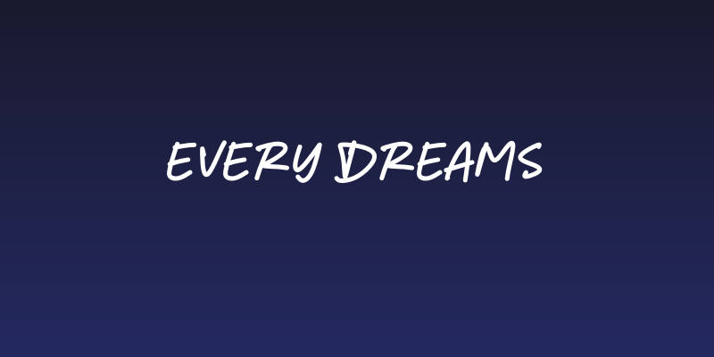 Every Dreams Social Header