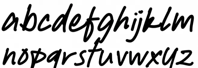 Every Dreams Font LOWERCASE