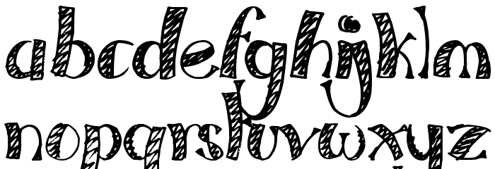Every Freakin Night Font LOWERCASE