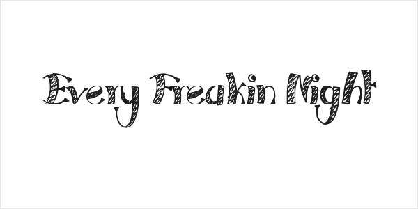 Every Freakin Night Logo