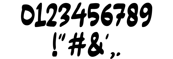Every Friday Demo Font OTHER CHARS