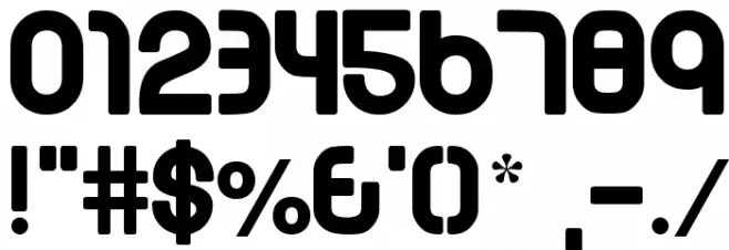 Every Movie Every Night Font OTHER CHARS