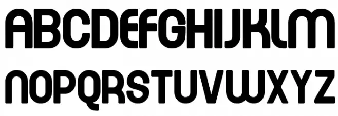 Every Movie Every Night خط أحرف صغيرة