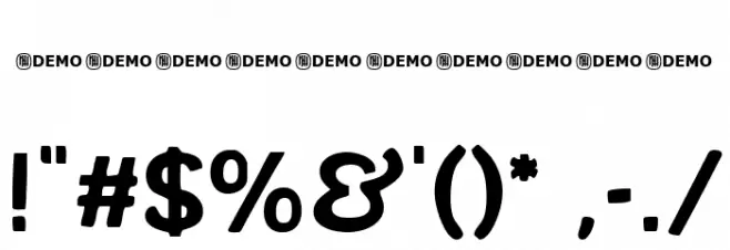 Every Run Regular Font OTHER CHARS