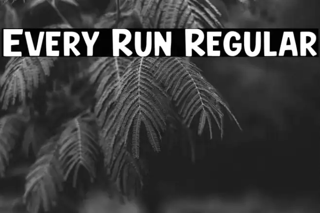 Every Run Regular Example 1