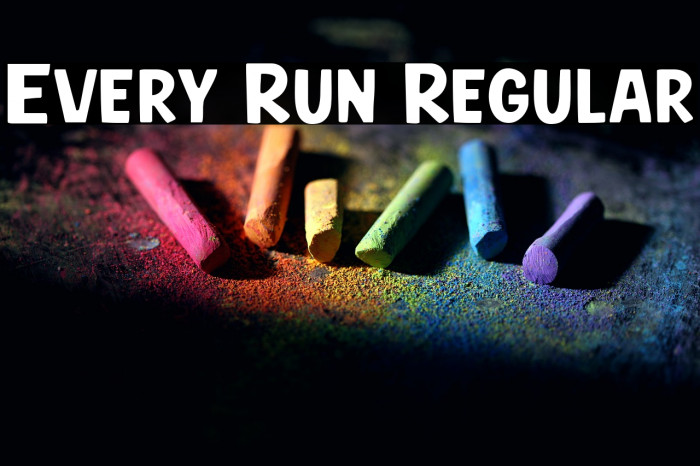 Every Run Regular Example 2