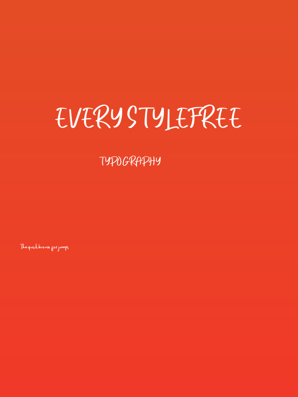 Every StyleFree Poster