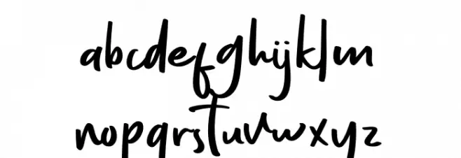 Every StyleFree 字体 小写