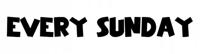 Every Sunday  Frei Schriftart Herunterladen