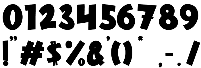 Every Sunday Font OTHER CHARS